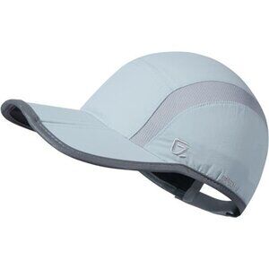 UPF 50+ Sun Hat Foldable Reflective Brim Mesh Breathable Outdoor Running Cap